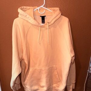 H&M Apricot Hooded Sweatshirt